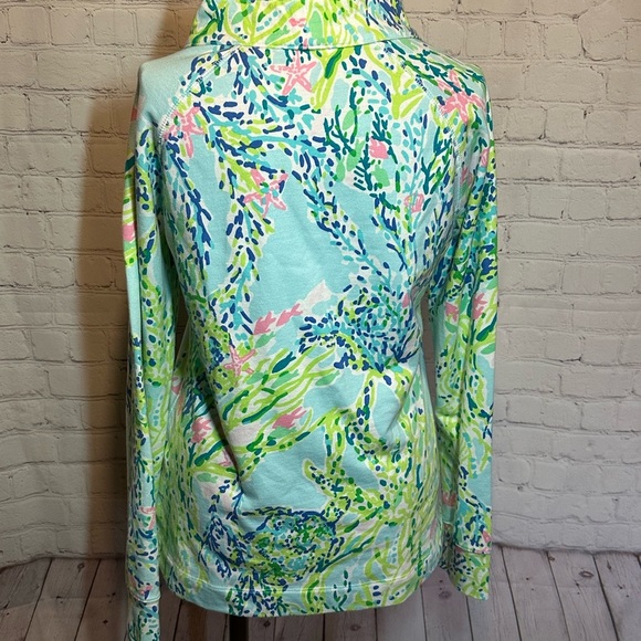 Lilly Pulitzer Skipper Blue Heaven popover quarter zip - Picture 5 of 6